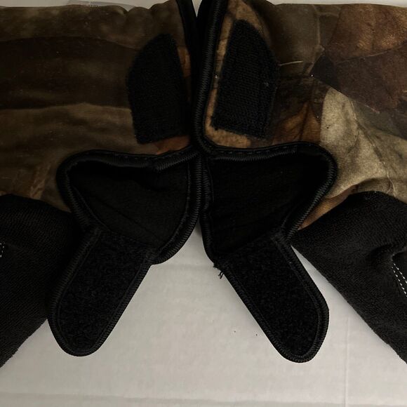 Wells Lamont Work Gloves Mens L Brown Adjustable Strap Camo Insulated - Picture 8 of 11